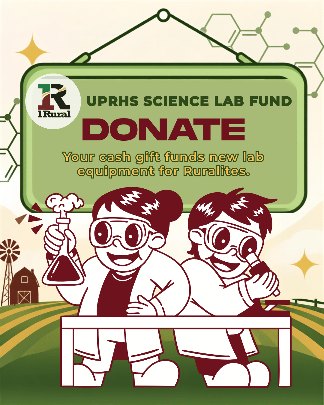 Donate to the UPRHS Science Lab Fund